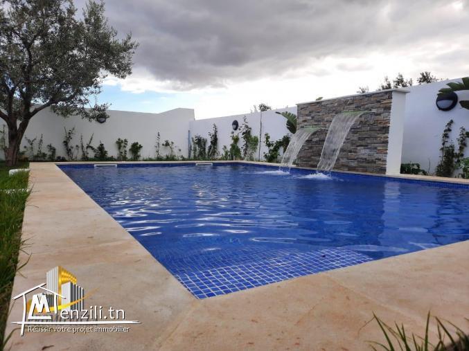 une charmante villa neuve de Haut standing située à la campagne de Hammamet