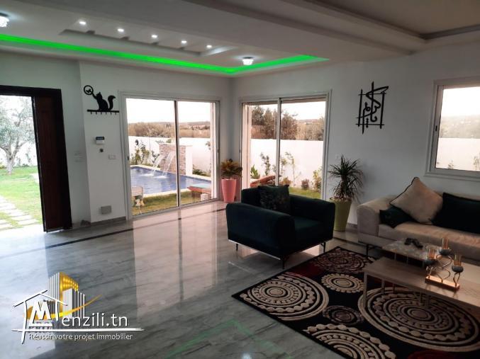 une charmante villa neuve de Haut standing située à la campagne de Hammamet