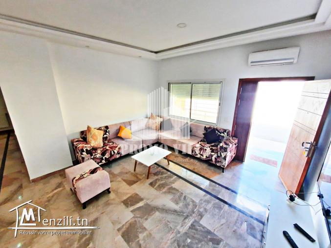 un bel appartement S+2 de haut standing au réez de chaussé