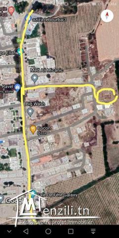 Terrain habitable tebourba tborba