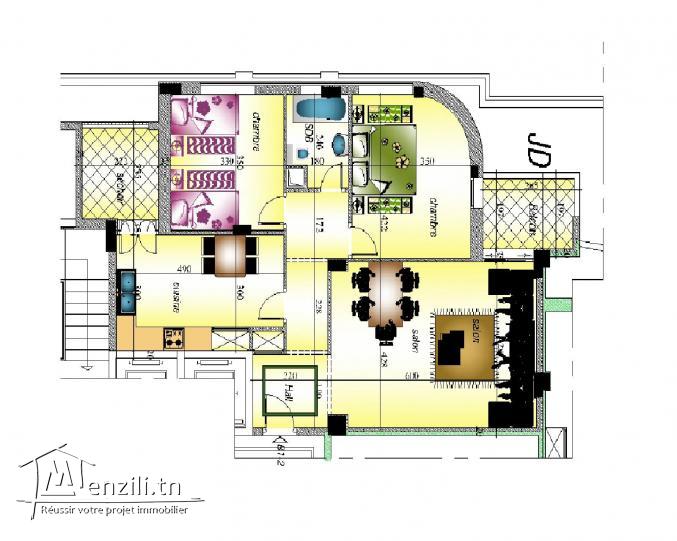 a louer appartement S+2