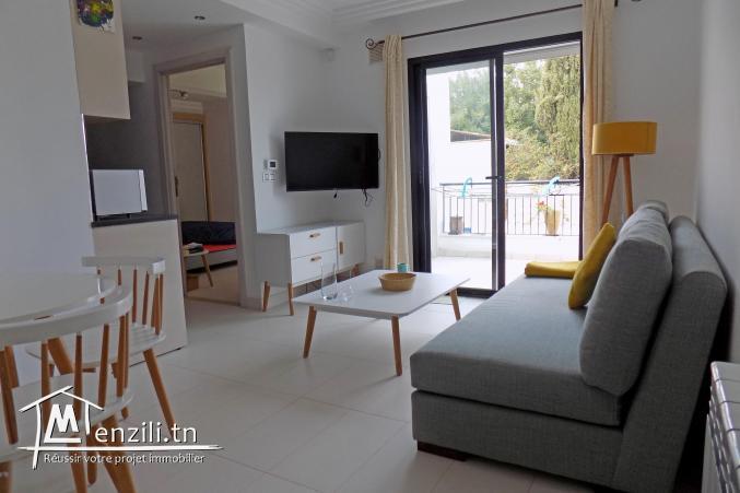 A Louer Appartement S+1 Meublé à La Marsa Plage