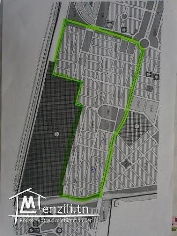terrain titré à Borj Cedria près de carrefour à vendre