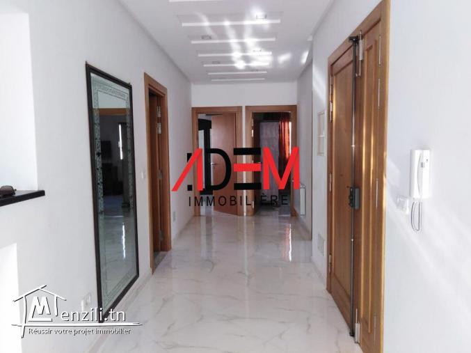 Spacieux étage S3 de 200m² bien meublé à Sahloul