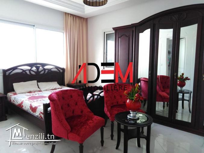 Spacieux étage S3 de 200m² bien meublé à Sahloul