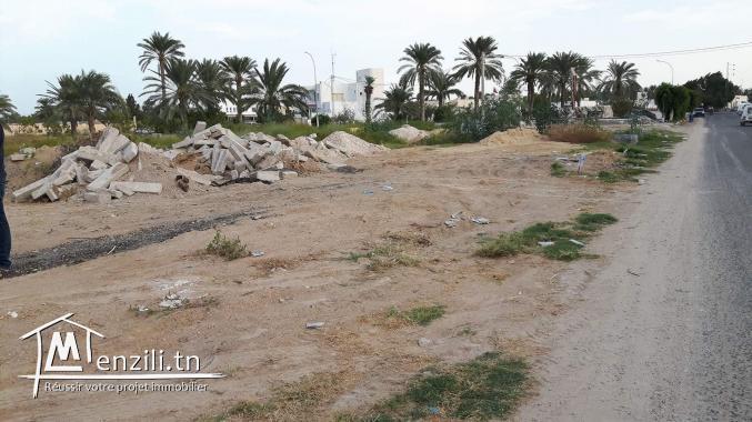 A vendre terrain titré bleu Chenini Gabès