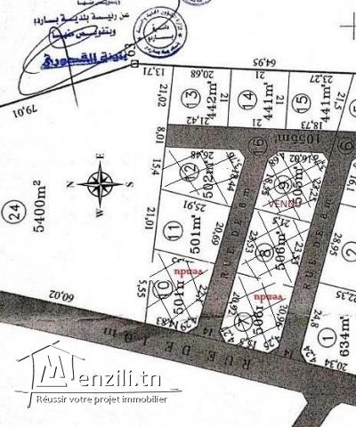 Lots de terrain à Borj Youssef - Cebalet ben Ammar