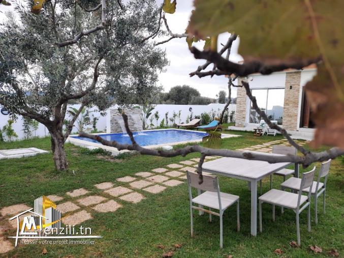 une charmante villa neuve de Haut standing située à la compagne de Hammamet