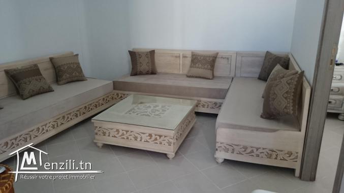 Studio s+1 climatisé à Kelibia, Kelibia la blanche (el belge)