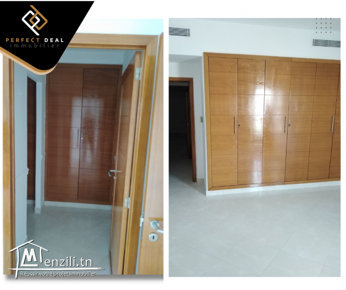 A LOUER un appartement s+4 de 250m² au Lac 2 dans une résidence très calme et sélectionnée.