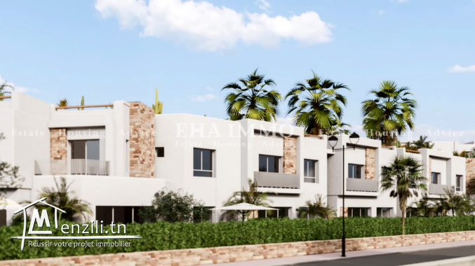 duplex avec piscine à kelibia