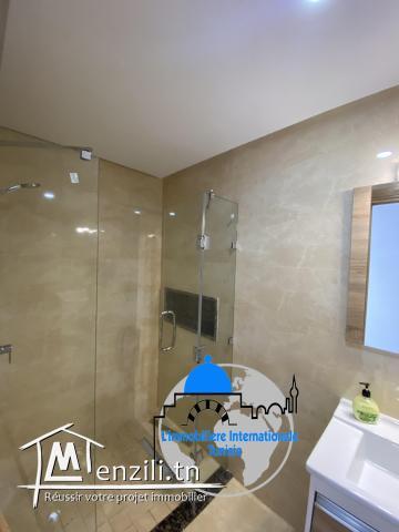 un appartement S+2 luxueusement meublé tout neuf