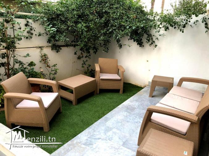 A vendre ou A louer Appartement Rez de chaussée avec deux jardins luxueux au cœur de la falaise