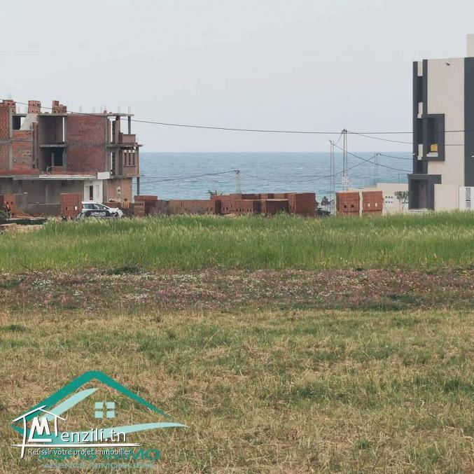 VT710:Des terrains d’habitation à 250 mètres de  plage Ezzahra