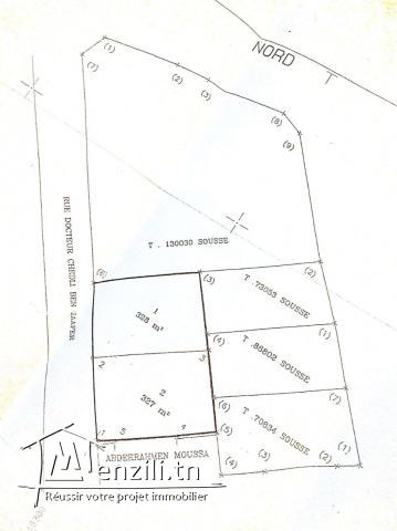terrain a vendre de 655 M2