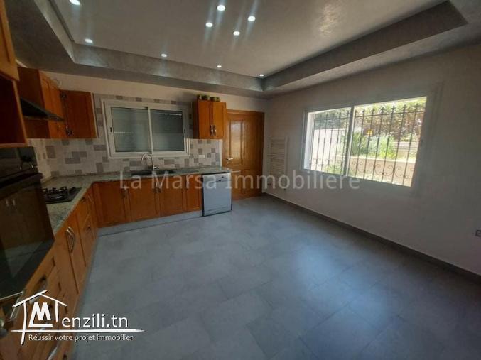 A Louer villa s6 avec piscine et jardin, Cité les Pins, Marsa