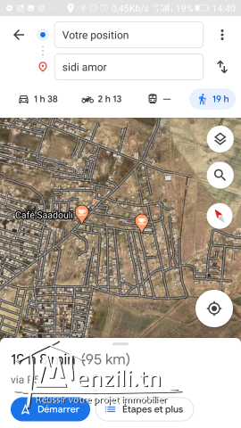 Terrain a vandre par facilité