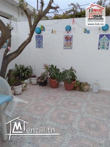 RDC de Villa Epyphani Meublé à Louer à Carthage Amilcar