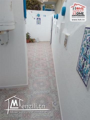 RDC de Villa Epyphani Meublé à Louer à Carthage Amilcar