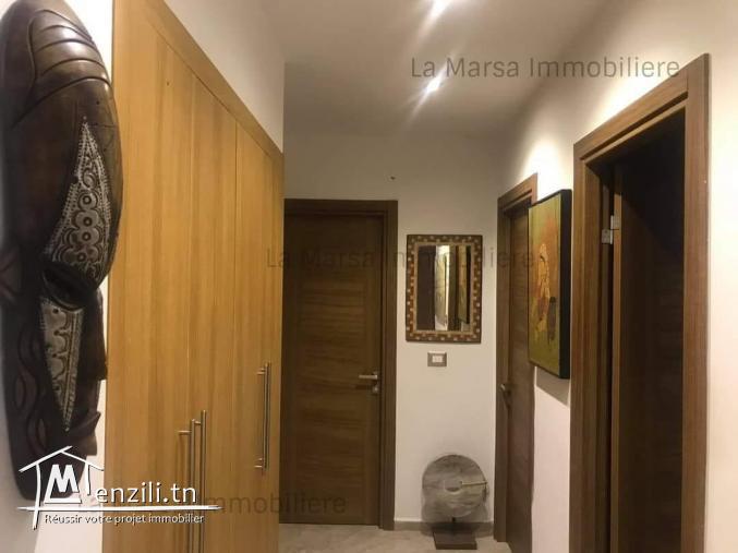 A Vendre appartement s2 avec jardin, Début Soukra