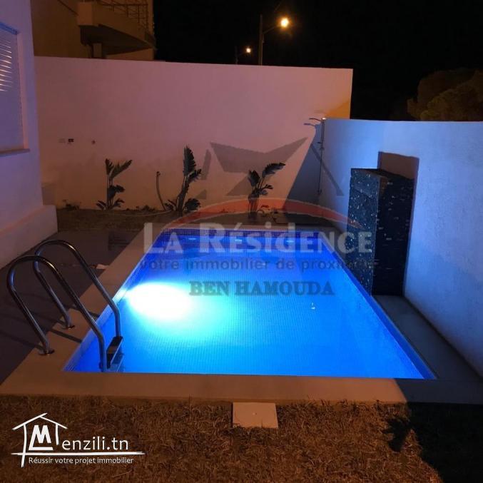 Appartement Meublé avec Piscine à Bizerte