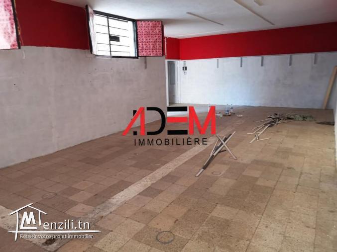 Local de 180m² bien situé à Sousse ville