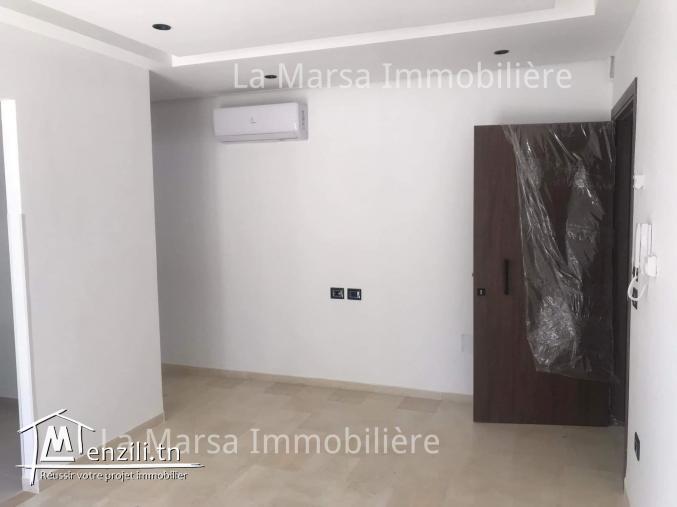 A Louer appartement s1 neuf avec jardin à La Soukra