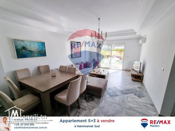 Un appartement en s+3 à vendre à Hammamet Sud
