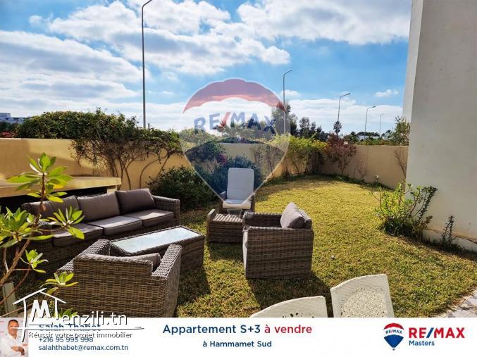 Un appartement en s+3 à vendre à Hammamet Sud