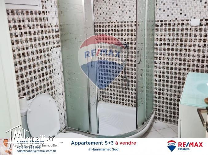 Un appartement en s+3 à vendre à Hammamet Sud