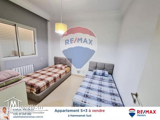 Un appartement en s+3 à vendre à Hammamet Sud