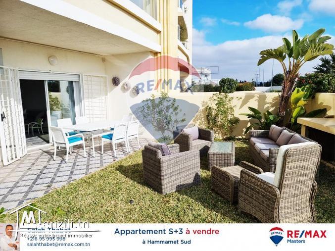 Un appartement en s+3 à vendre à Hammamet Sud