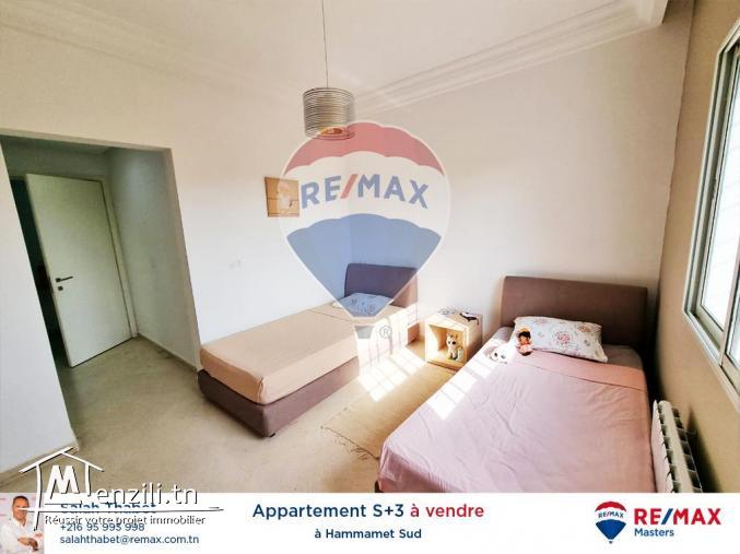 Un appartement en s+3 à vendre à Hammamet Sud