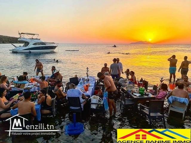 Terrain de 300m2 a la mer el haouaria cap bon