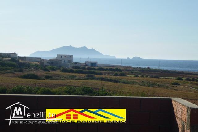Terrain de 300m2 a la mer el haouaria cap bon