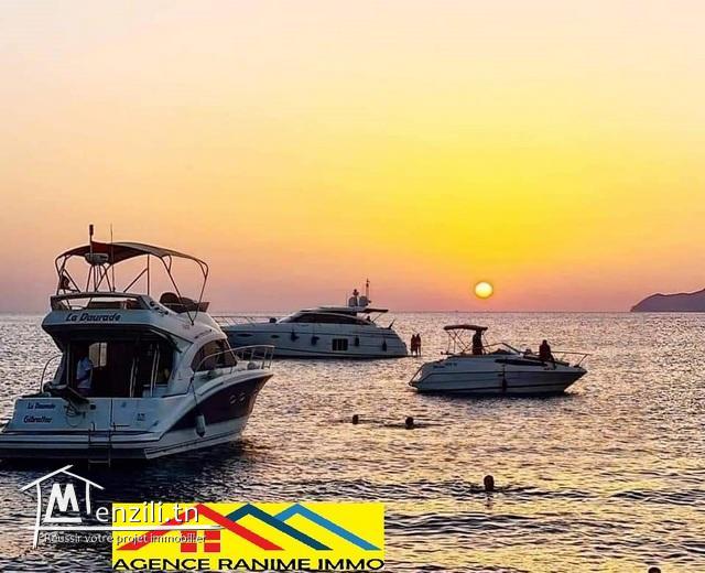 Terrain de 300m2 a la mer el haouaria cap bon