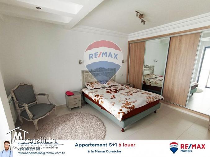 À louer un appartement s1 à la Marsa corniche