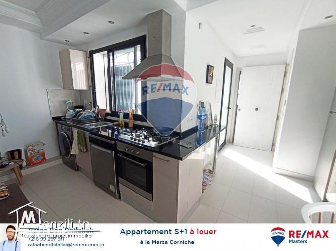 À louer un appartement s1 à la Marsa corniche