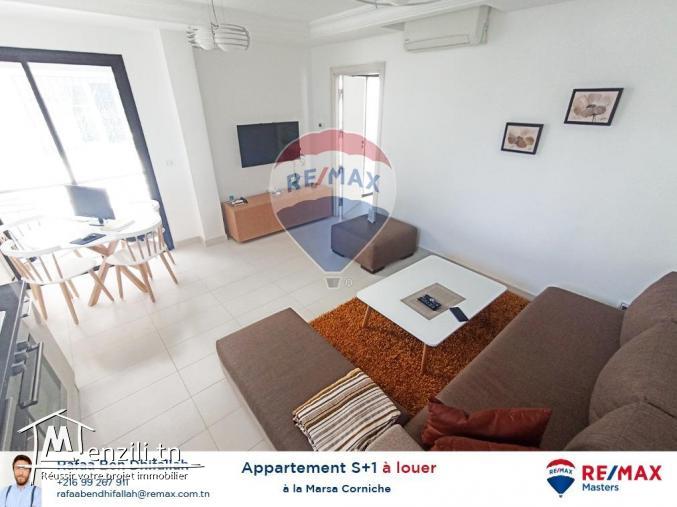 À louer un appartement s1 à la Marsa corniche