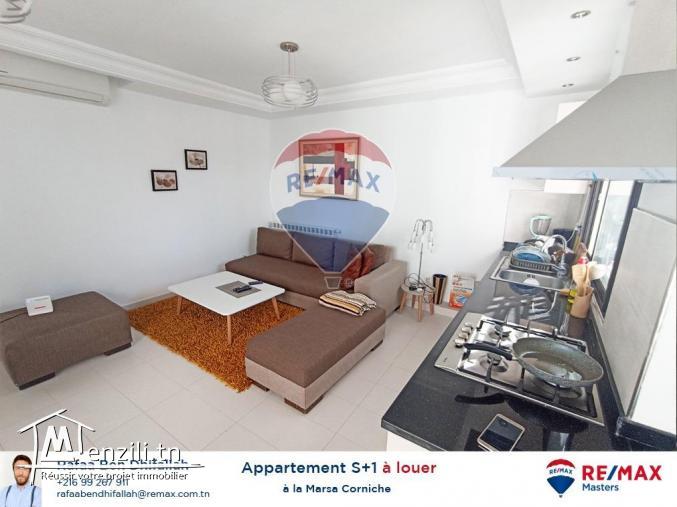 À louer un appartement s1 à la Marsa corniche