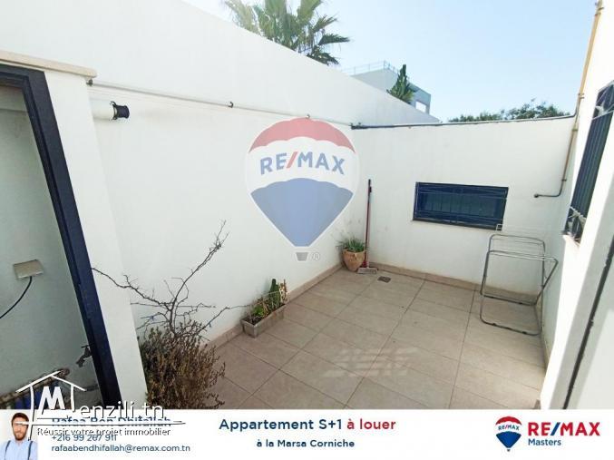 À louer un appartement s1 à la Marsa corniche