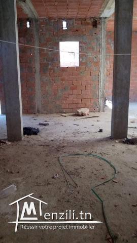 une maison inachevée à Mrezga