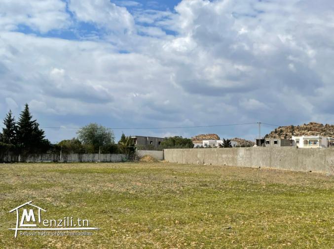 terrain à vendre à 10min de yasmin hammamet