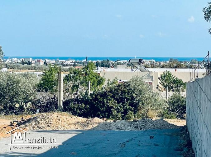 terrain à vendre à 4km de yasmin hammamet