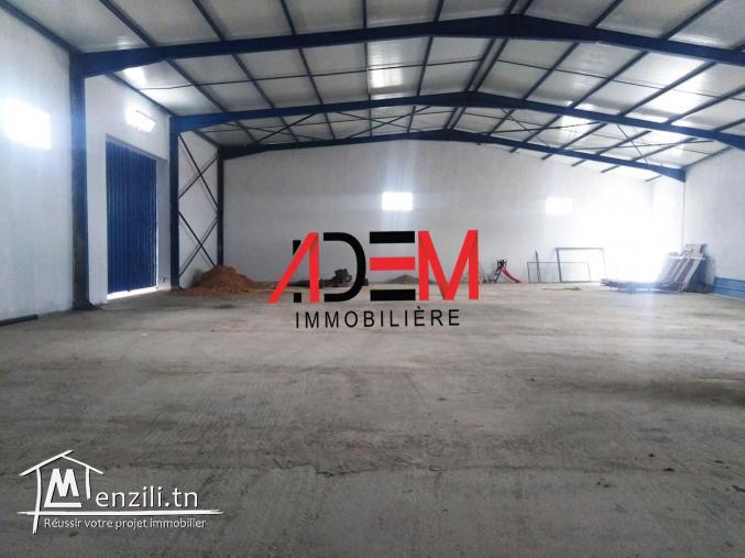 Dépôt usine de 1000m² à Hamem Sousse