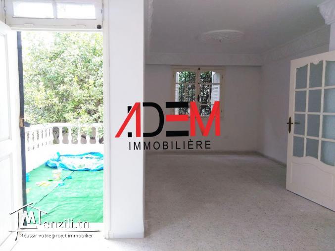 Duplex S3 au RDC avec petit jardin et abri voiture