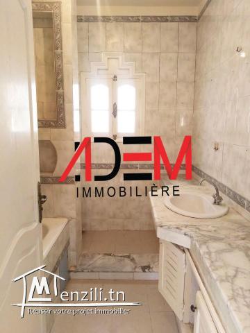 Duplex S3 au RDC avec petit jardin et abri voiture