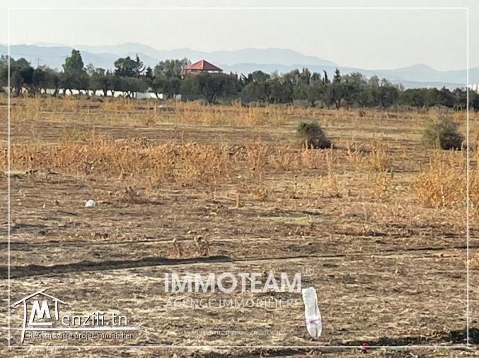 un terrain coté plage à vendre