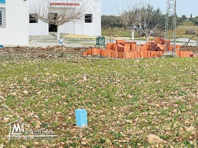 Terrain à vendre à Hammamet sud avec vue panoramique mer