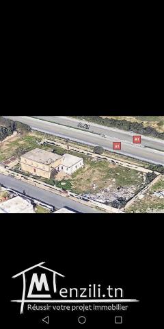 Terrain à vendre situé à mornag sur l'autoroute A1